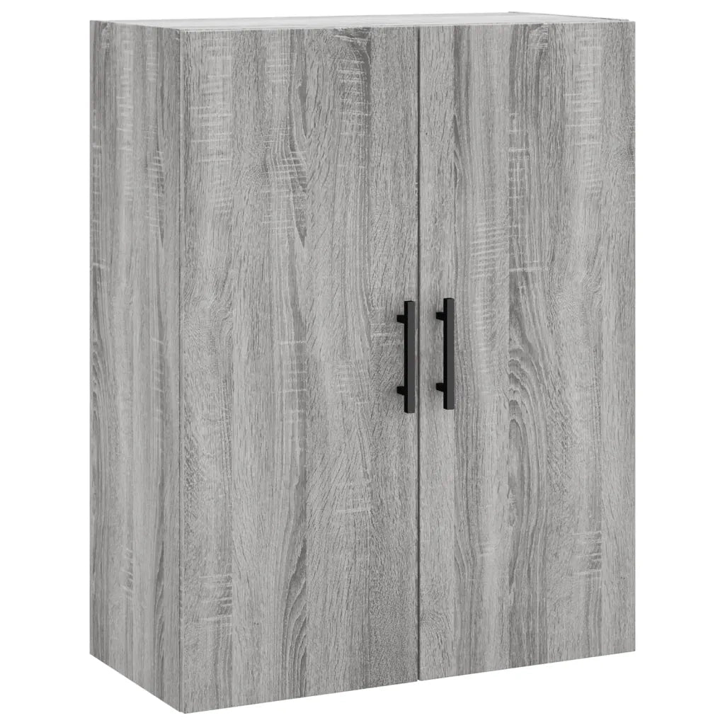 Credenza Grigio Sonoma 69,5x34x180 cm in Legno Multistrato 3195817
