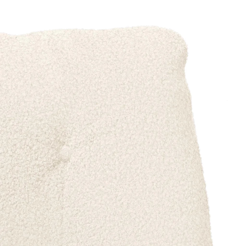 Poltrona | Sedia Relax Crema 69 x 74 x 93 cm Tessuto Sherpa