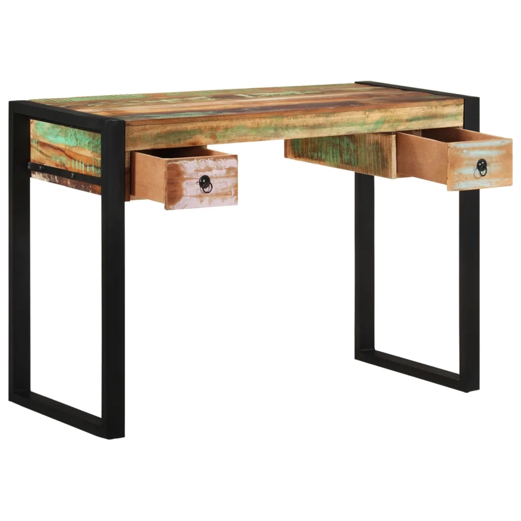 Scrivania in Legno Massello Anticato 243276