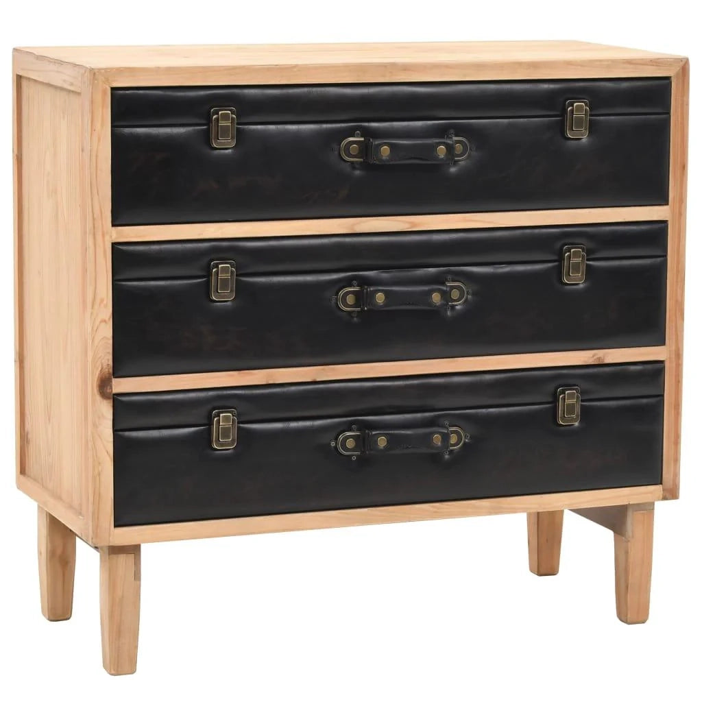 Buffet credenza mobiletto consolle mobile contenitore con cassetti MDF 80 cm 4402188