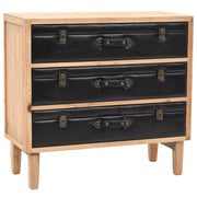 Buffet credenza mobiletto consolle mobile contenitore con cassetti MDF 80 cm 4402188