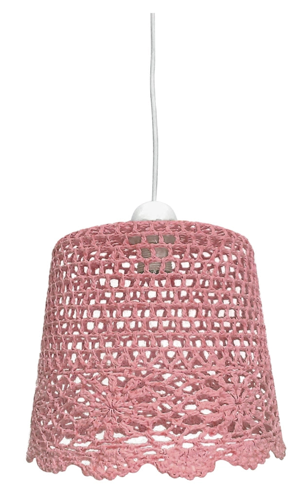 Lampada a sospensione Candellux Nonna 31-38487 bianca Ø27
