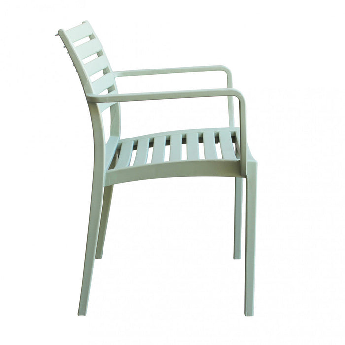 Poltrona Eveline 58,5x55,2x84 cm  in Polipropilene Verde