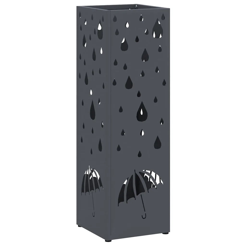 Supporto per Ombrellone Antracite 15,5 x 15,5 x 49 cm Metallo 868478