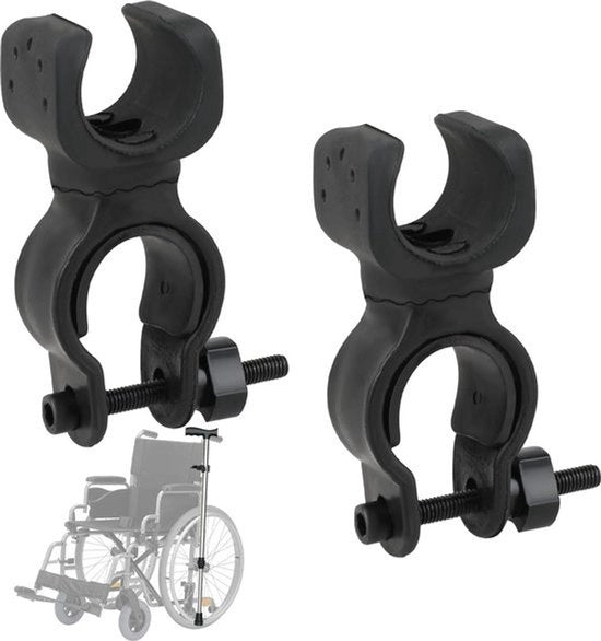Sostegno per bastone da passeggio 360 gradi regolabile - Sostegno da passeggio in materiali ecologici - Accessori per bastone da passeggio.