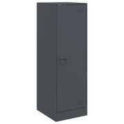 Buffet credenza cassettiera armadio mobile contenitore organizer per cucina soggiorno salotto 34,5 x 39 x 107 cm acciaio antracite 02_0029692