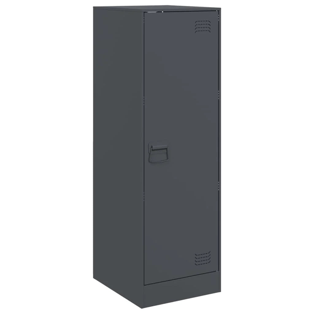 Buffet credenza cassettiera armadio mobile contenitore organizer per cucina soggiorno salotto 34,5 x 39 x 107 cm acciaio antracite 02_0029692
