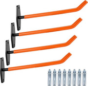 Set di supporti per gomme 10 mm - Alzatina per gomme per montaggio a parete 26 cm - Grappolo per garage - Tubo espansione metallico - Ruote per gomme per garage - Alzatina per scale