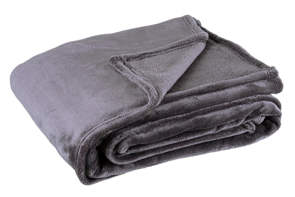 Plaid in Pile Morbido color Avorio 130x160 cm - ANDRE