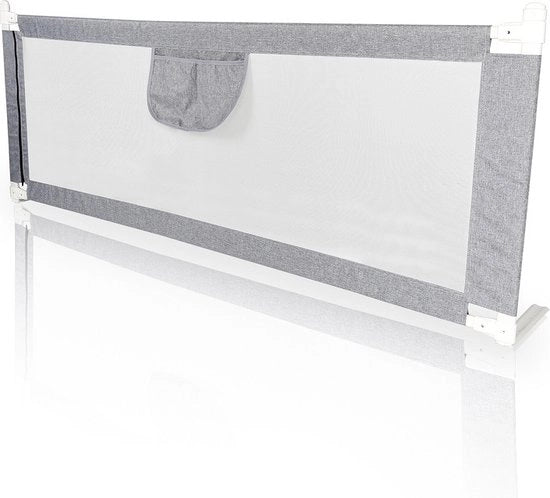 Barriera per lettino 180cm per bambini, barriera per lettino pieghevole, trasportabile, protezione per lettino, sicurezza contro cadute