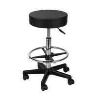 Sgabello con ruote regolabile in altezza 65-87 cm, max 120 kg girevole a 360°, per ufficio studio fotografico