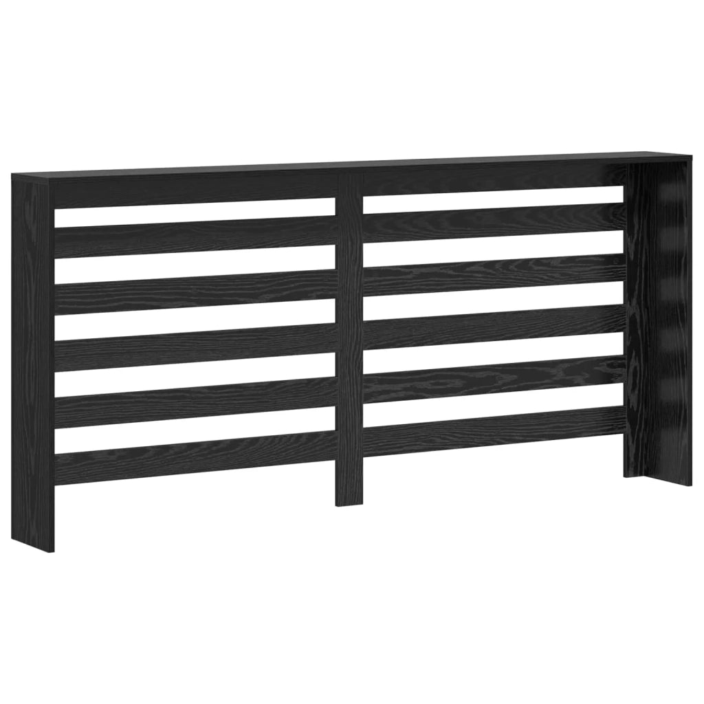 Copertura per radiatori Rovere Nero 175 x 20 x 82 cm CFW1168085