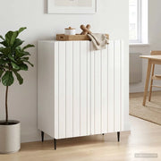 Credenza Bianco Lucido 66 x 34,5 x 92 cm Legno ingegnerizzato 894359