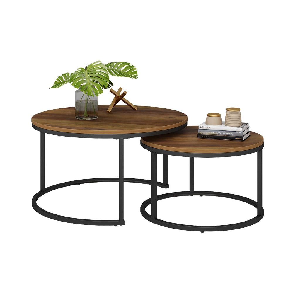 Vicco Tavolino da divano Legno 77 x 40 cm 2 parti