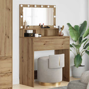 Tavoli da Trucco per Camera da Letto Rovere artigianale 888976