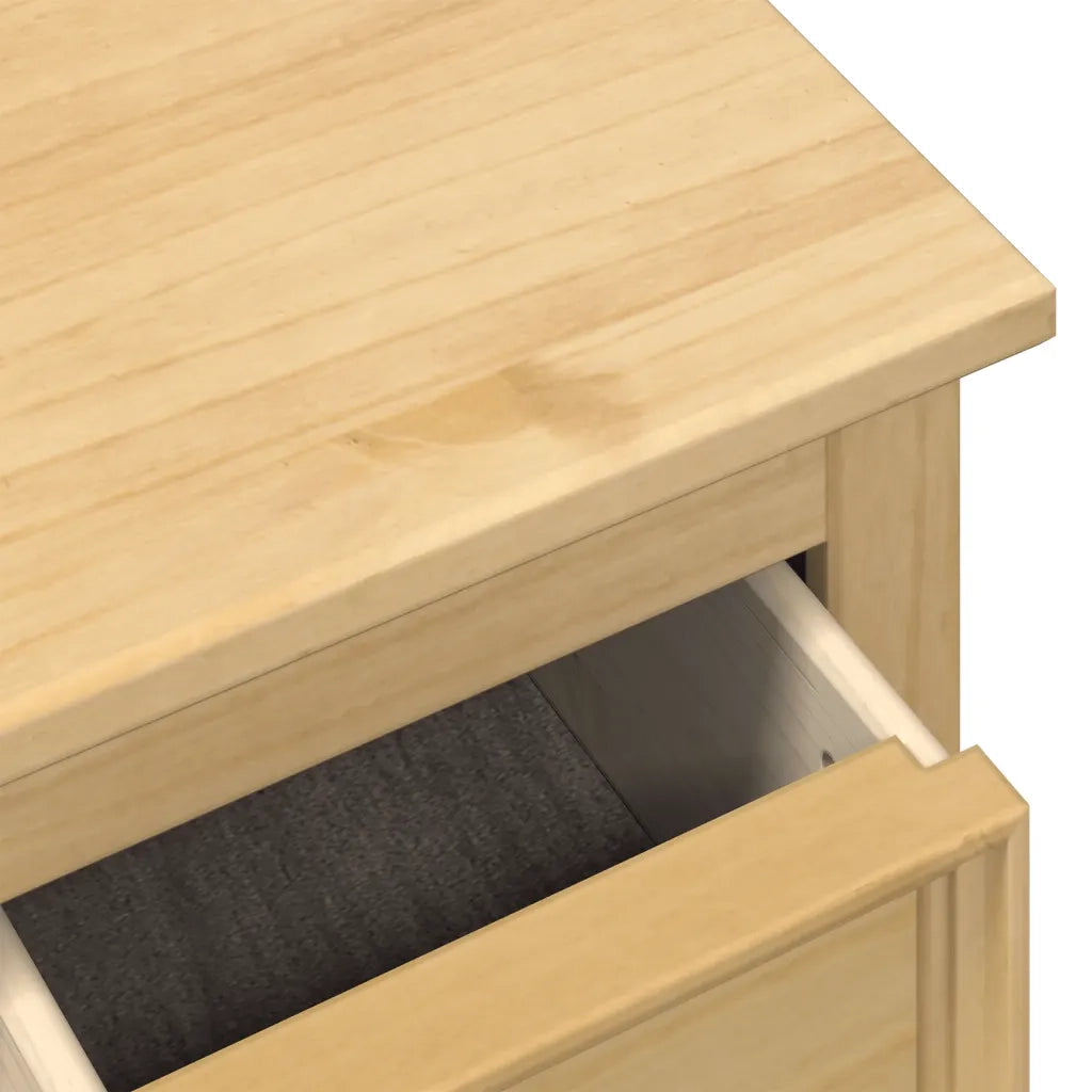 Scatola Portaoggetti Corona 90x78x45 cm Legno Massello di Pino