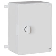 Moderno armadio elettrico dal design pulito 47 x 20 x 60 cm in plastica ABS grigia 02_0058191