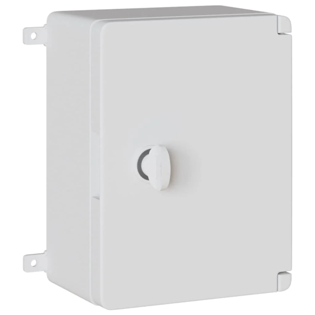 Moderno armadio elettrico dal design pulito 47 x 20 x 60 cm in plastica ABS grigia 02_0058191