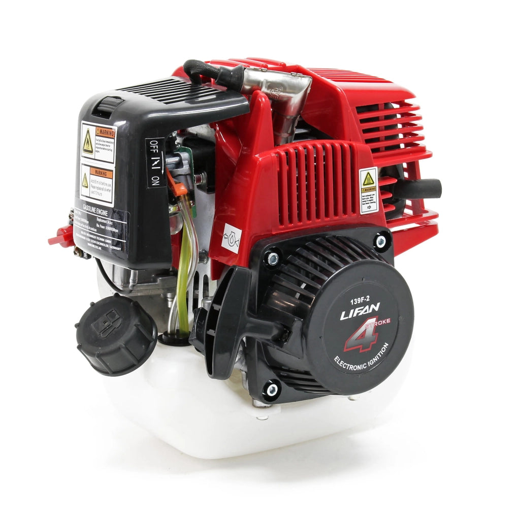 LIFAN 139F-2 Motore a benzina 4 tempi, 1 cilindro, 1,2CV, avviamento a strappo, per Motosega Soffiatori Tosaerba Trivella