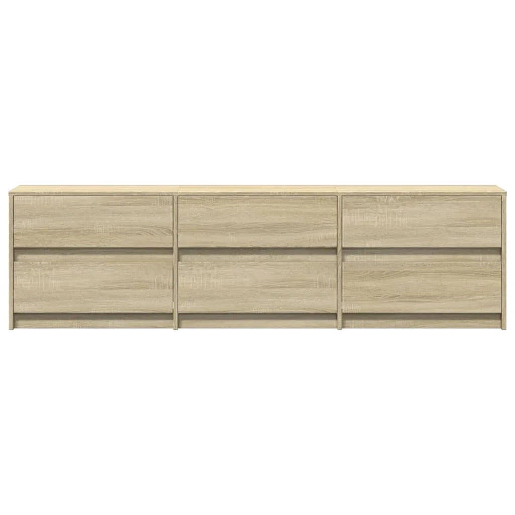Porta TV multimediale scaffale per televisione televisore buffet sala da pranzo soggiorno camera da letto con LED rovere Sonoma 180 x 34 x 50 cm derivati ​​del legno marrone 02_0026489