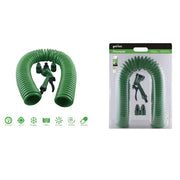Trade Shop - Tubo Flessibile Spirale Molla 7.5mt Con Pistola Innaffiare Giardino Pompa 57517 -