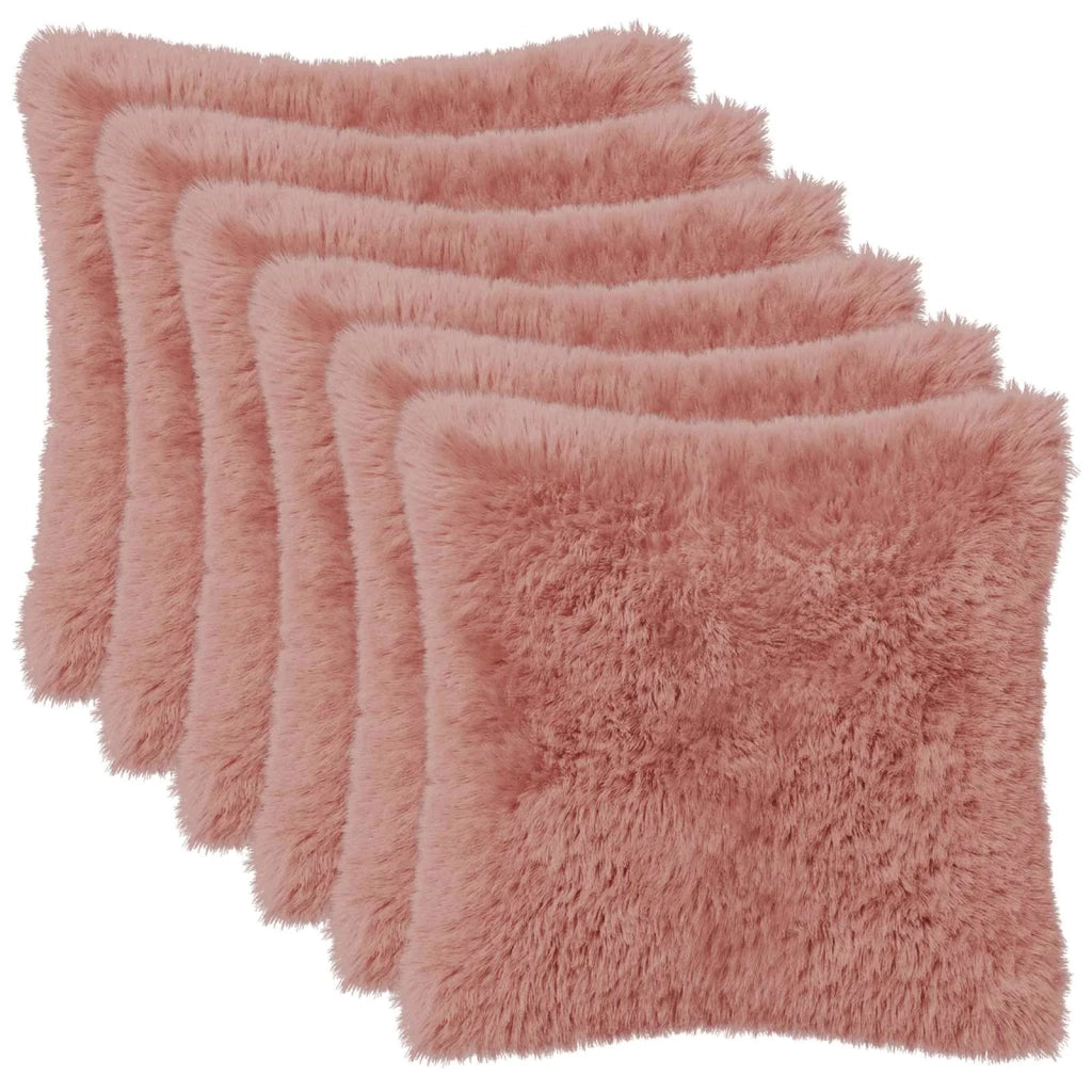Federa 6 pcs HEERLEN Rosa 50 x 50 cm Fleece PV 911096