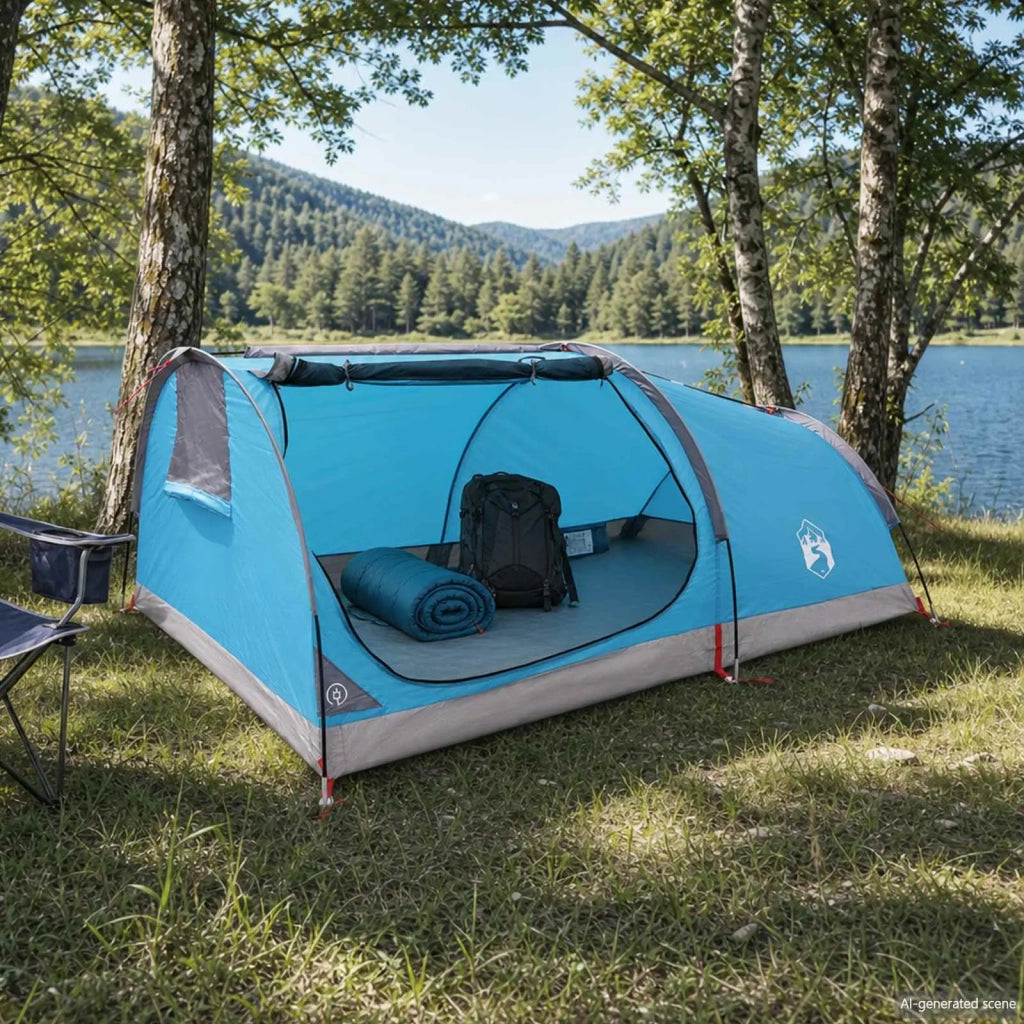 Tenda da Trekking Impermeabile 1 persona Blu 42042231