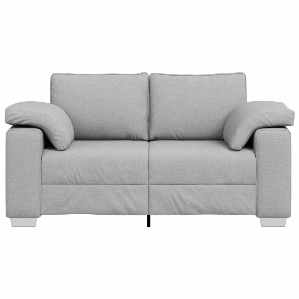 Divano a due posti Grigio Nuvola 160 cm Tessuto 4105225
