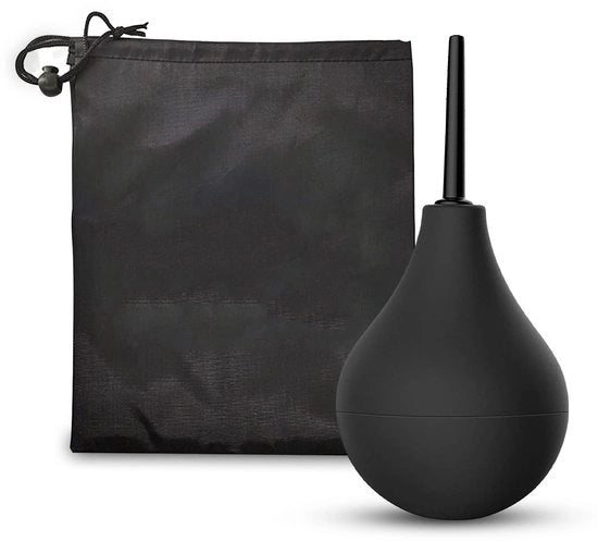 Kit di Igiene Intima - Set di Igiene Intestinale - Doccia Reutilizzabile in Silicone - Gomma Antiscivolo - 160 ML - 15,5 X 7 CM - Disegno Comodo - Tappo Antiscivolo