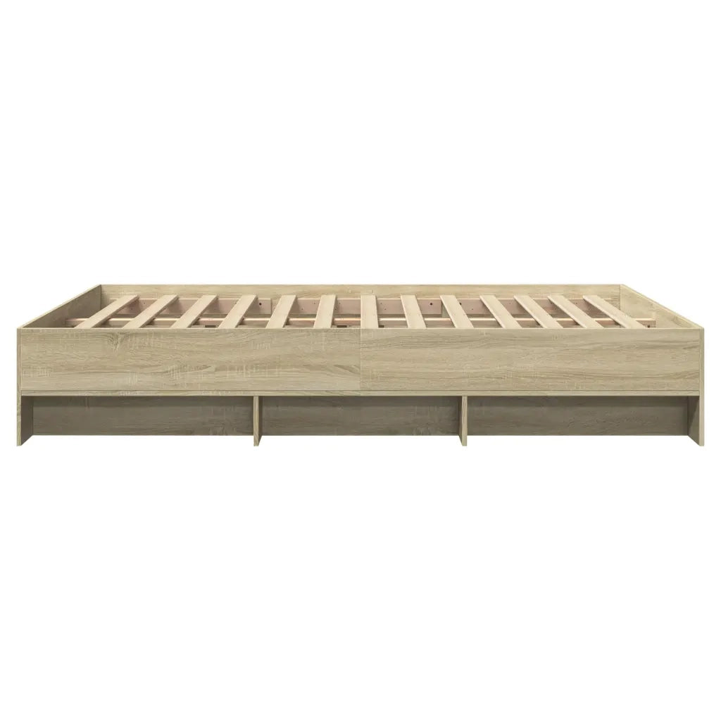 Giroletto senza Materasso Rovere Sonoma 160x200cm in Truciolato 3295641