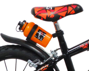 Bicicletta per Bambino 14" 2 Freni  Street Art Nero/Arancione