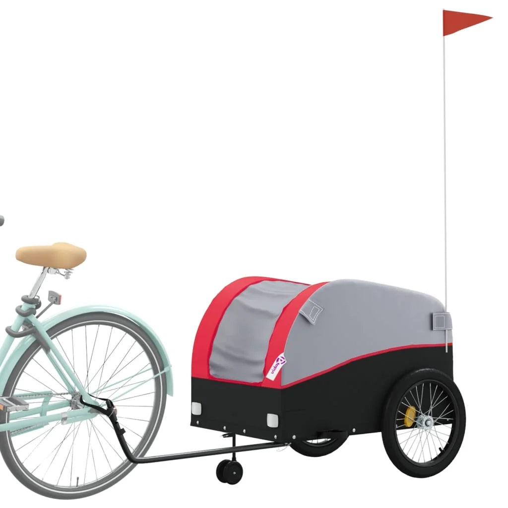 Rimorchio per trasporto biciclette 45 kg ferro rosso 02_0044186
