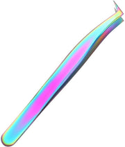 Strumento per estensioni cigliate - Pennello per estensioni cigliate - Design ergonomico - Multicolore - Acciaio inossidabile - Ideale per volume ciglia - Puntezza 0,2mm