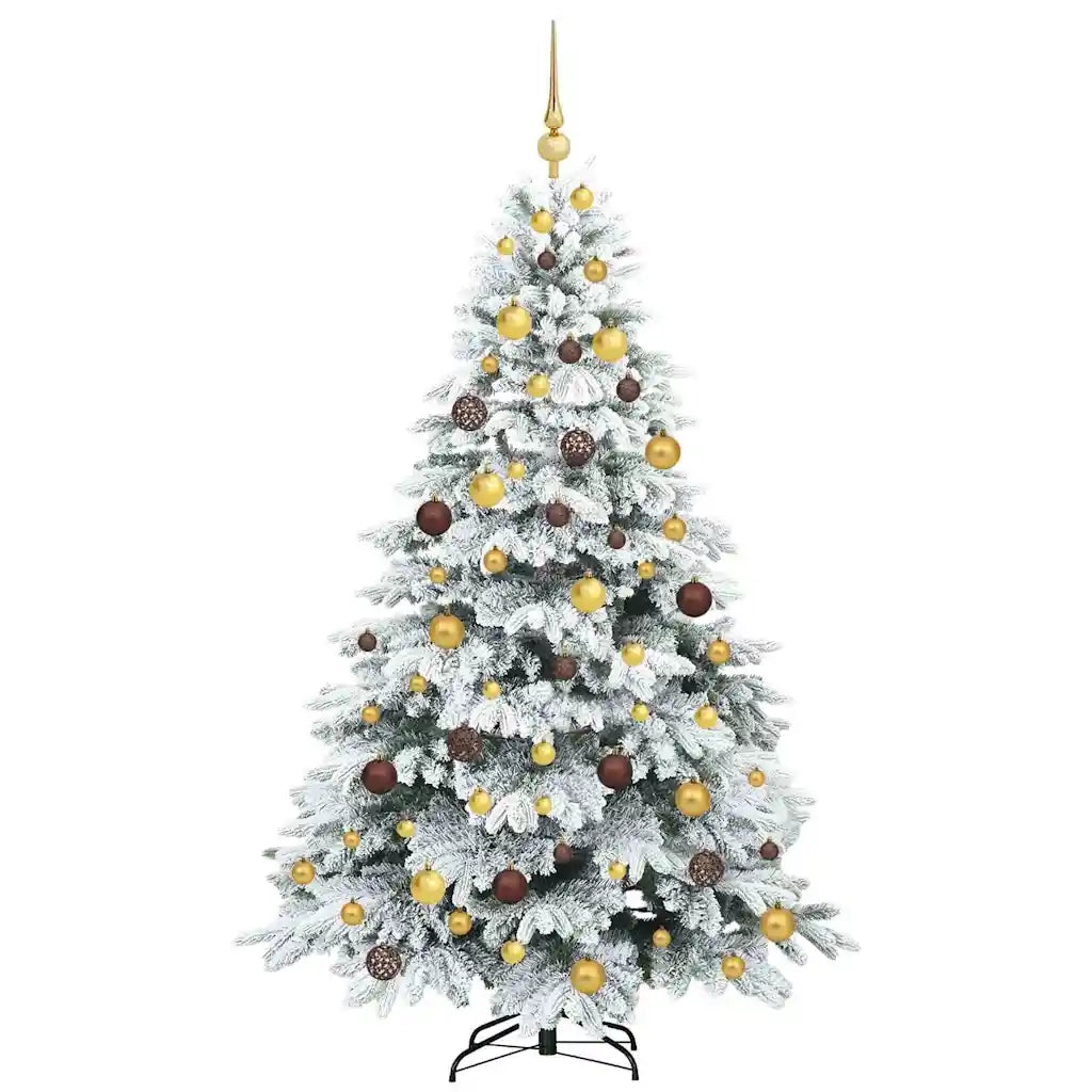 Albero di Natale artificiale con 300 LED Bianco 180 cm PE e PVC 3397611