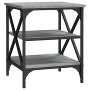 Tavolino | Tavolo laterale Grigio Sonoma 40x42x50 cm in Legno Multistrato