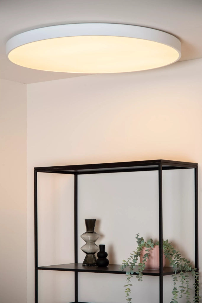 Plafoniera LED Lucide UNAR rotonda bianca 80cm 80W