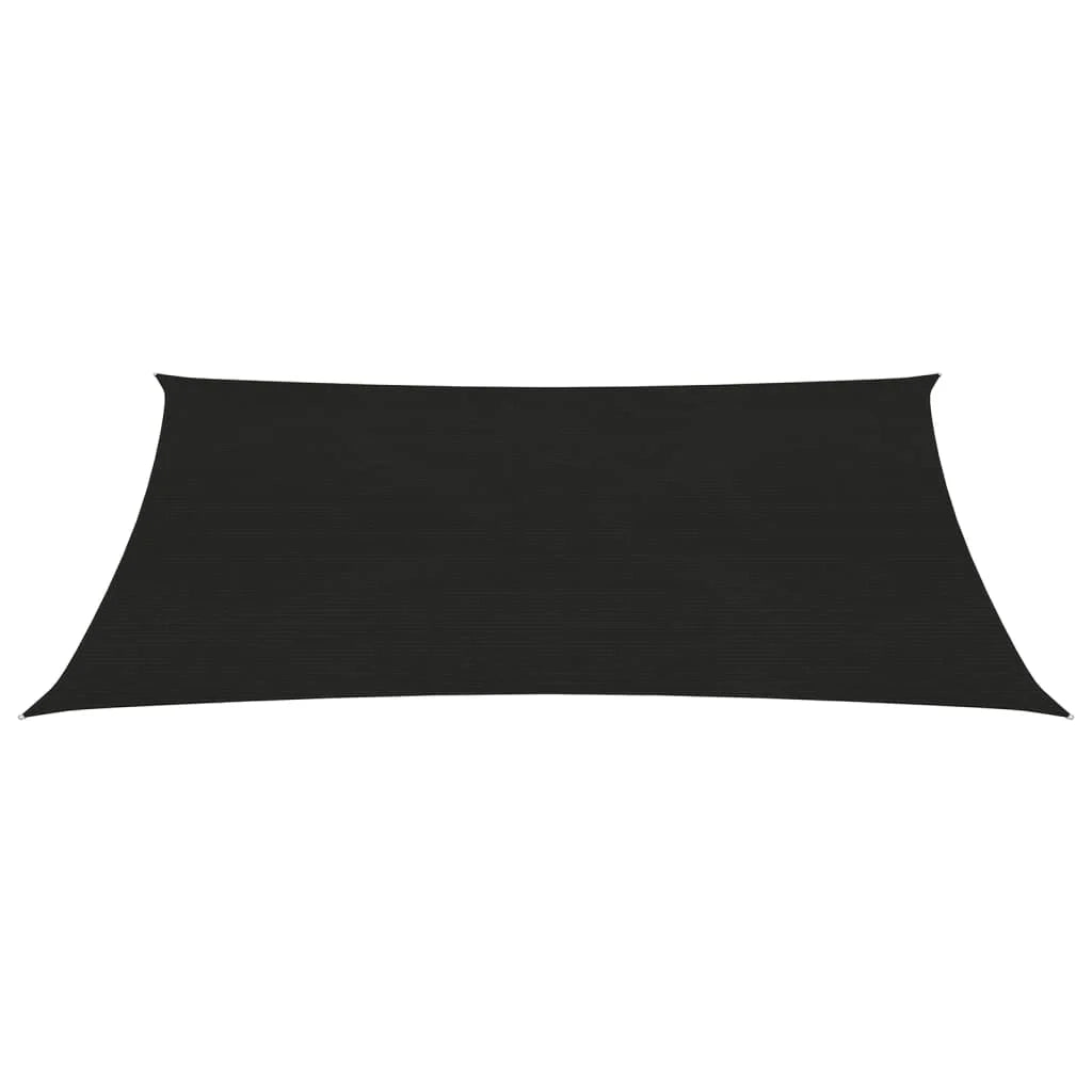 Vela ombreggiante/ombrellone 160 g/m² HDPE 2,5 x 3,5 m nero 02_0009184