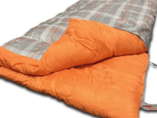 Sacco da letto grande per adulti 3 stagioni con imbottitura di cotone ruvido e borsa di stoccaggio