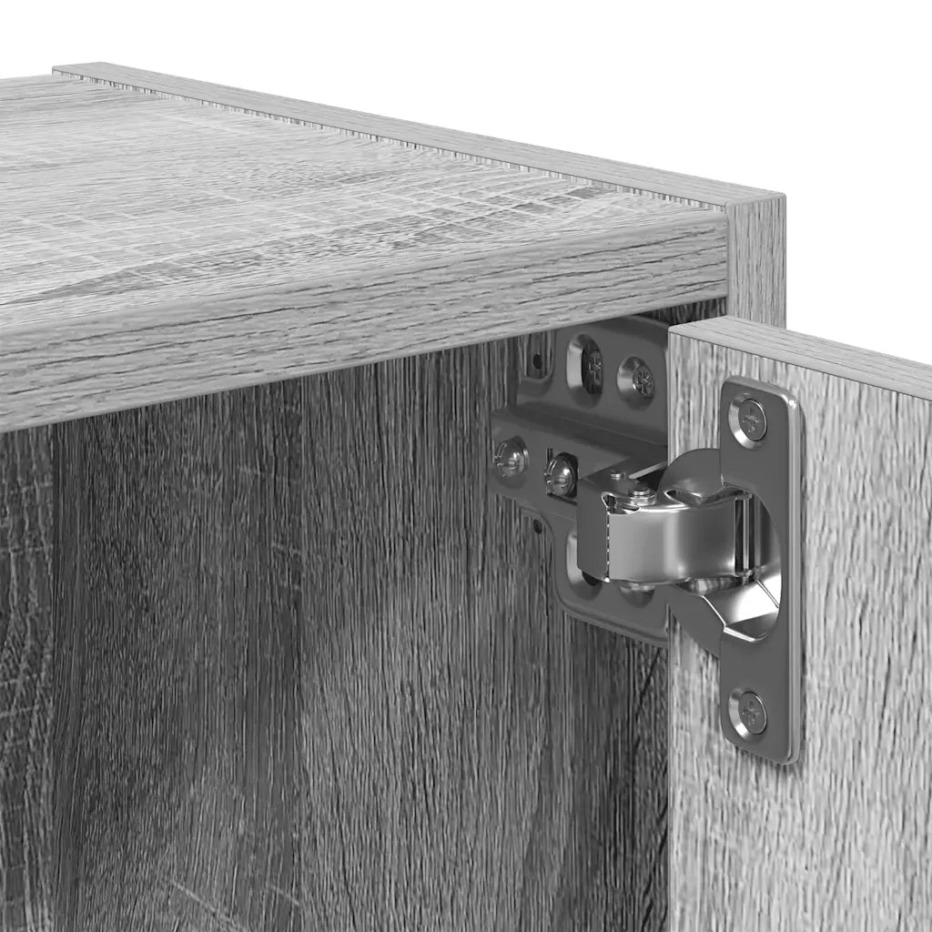 Libreria Grigio Sonoma 40x24x77 cm in Legno Multistrato 860369