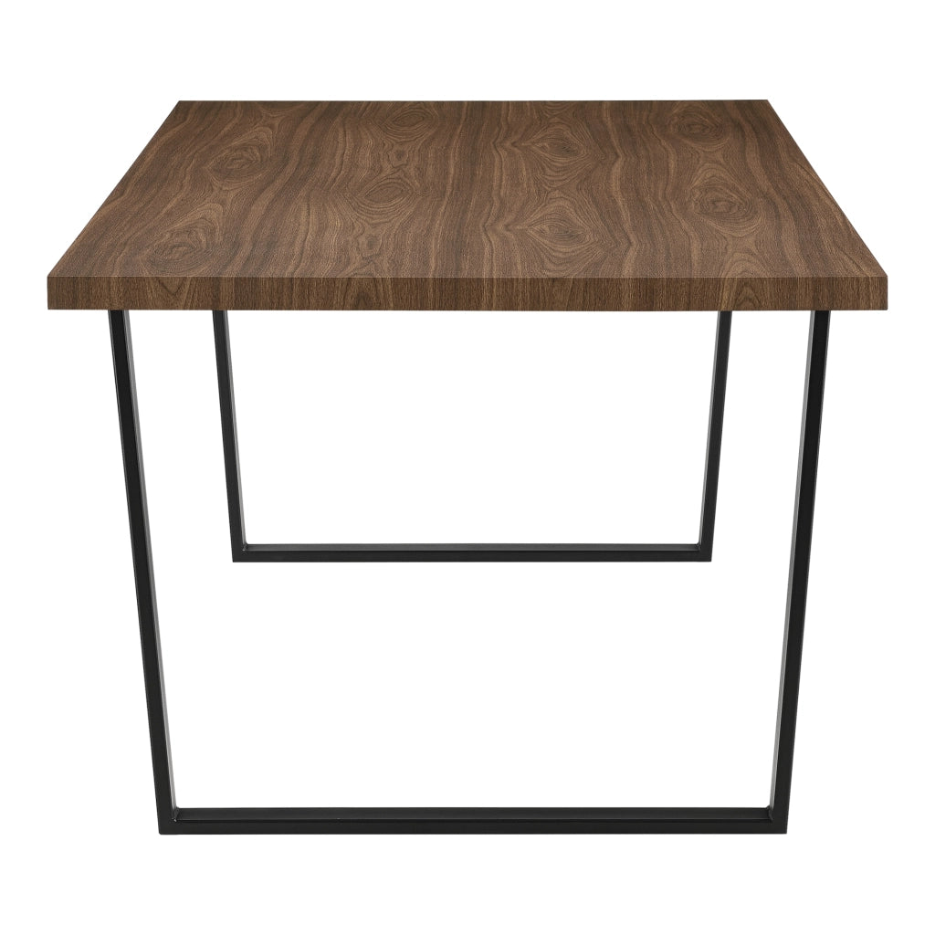 Tavolo da Pranzo (LuxLaxA) 200x100x76 cm Tavolo da Cucina per 8 Persone - Gambe di Design in Acciaio Nero e Piano Tavolo