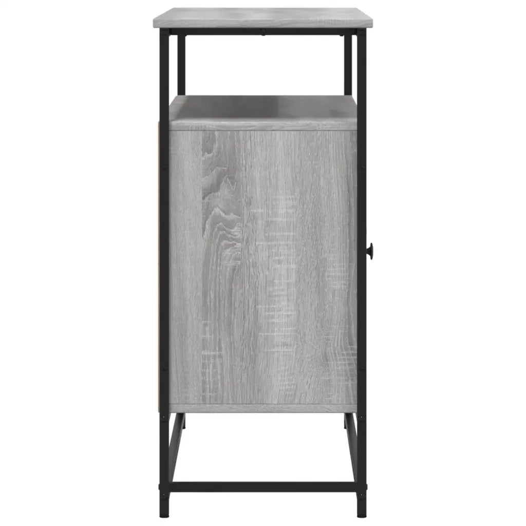 Credenza Grigio Sonoma 100x35x80 cm in Legno Multistrato 835542