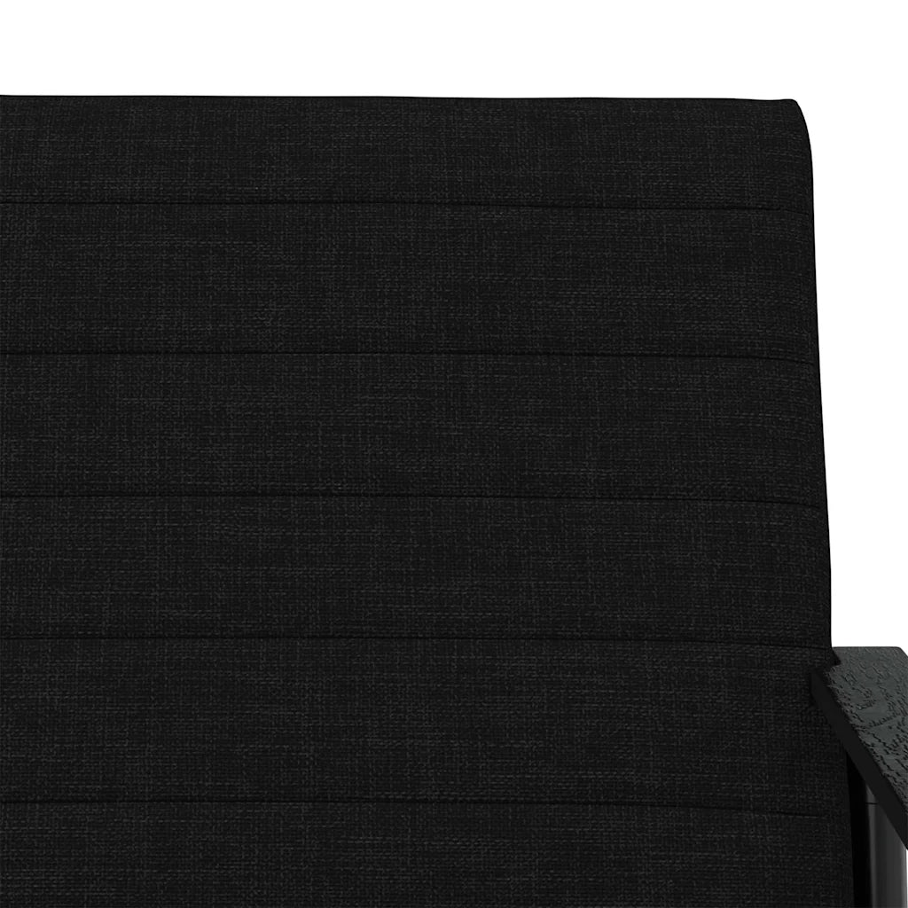 Poltrona | Sedia Relax Nero 59 x 75 x 78 cm Tessuto