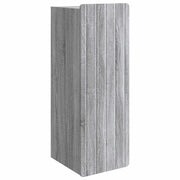 Mobiletto a muro Sonoma grigio 33 x 34,5 x 94 cm