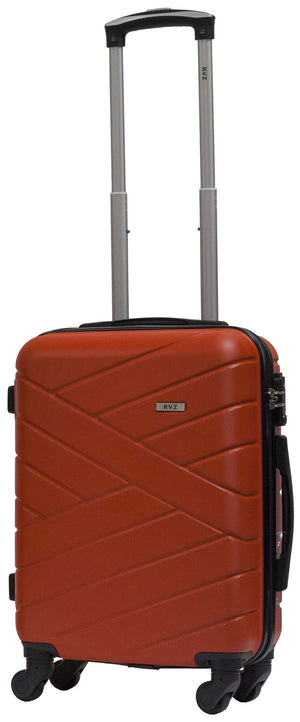 Set 3 Valigie Trolley Rigide in ABS 4 Ruote TSA Ravizzoni Giove Rosso