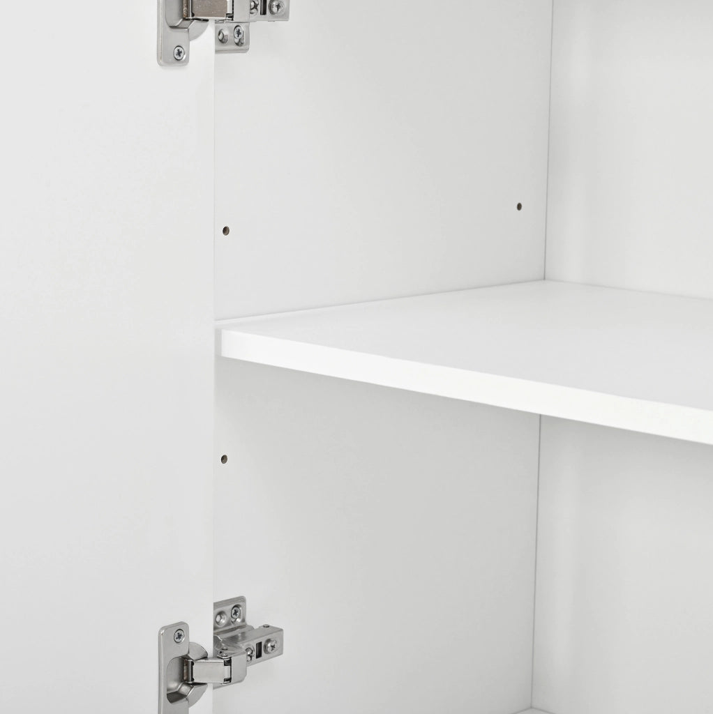 Armadio alto bianco LED con controllo App 70x35x180 cm