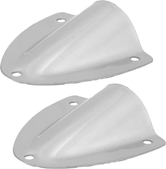 Vitale Ventilazione a Clamshell con Scudo Antiscuotto per Cavi - Resistente alle Intemperie - Duraturo - Dimensioni 57 x 55 mm