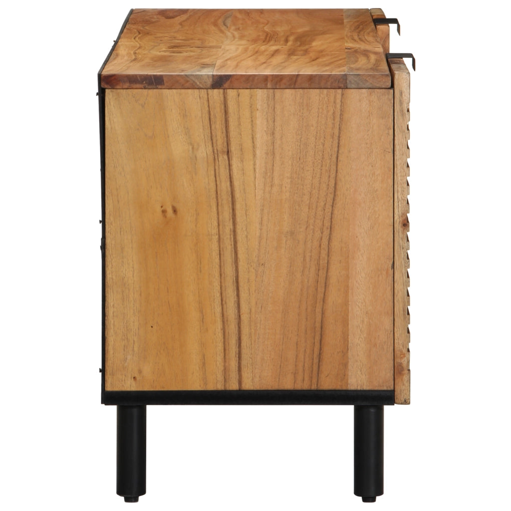 Mobile TV  105x33,5x46 cm in legno massello di acacia