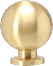 Hardware per cucina in acciaio inossidabile con pomo rotondo in cromatura dorata
