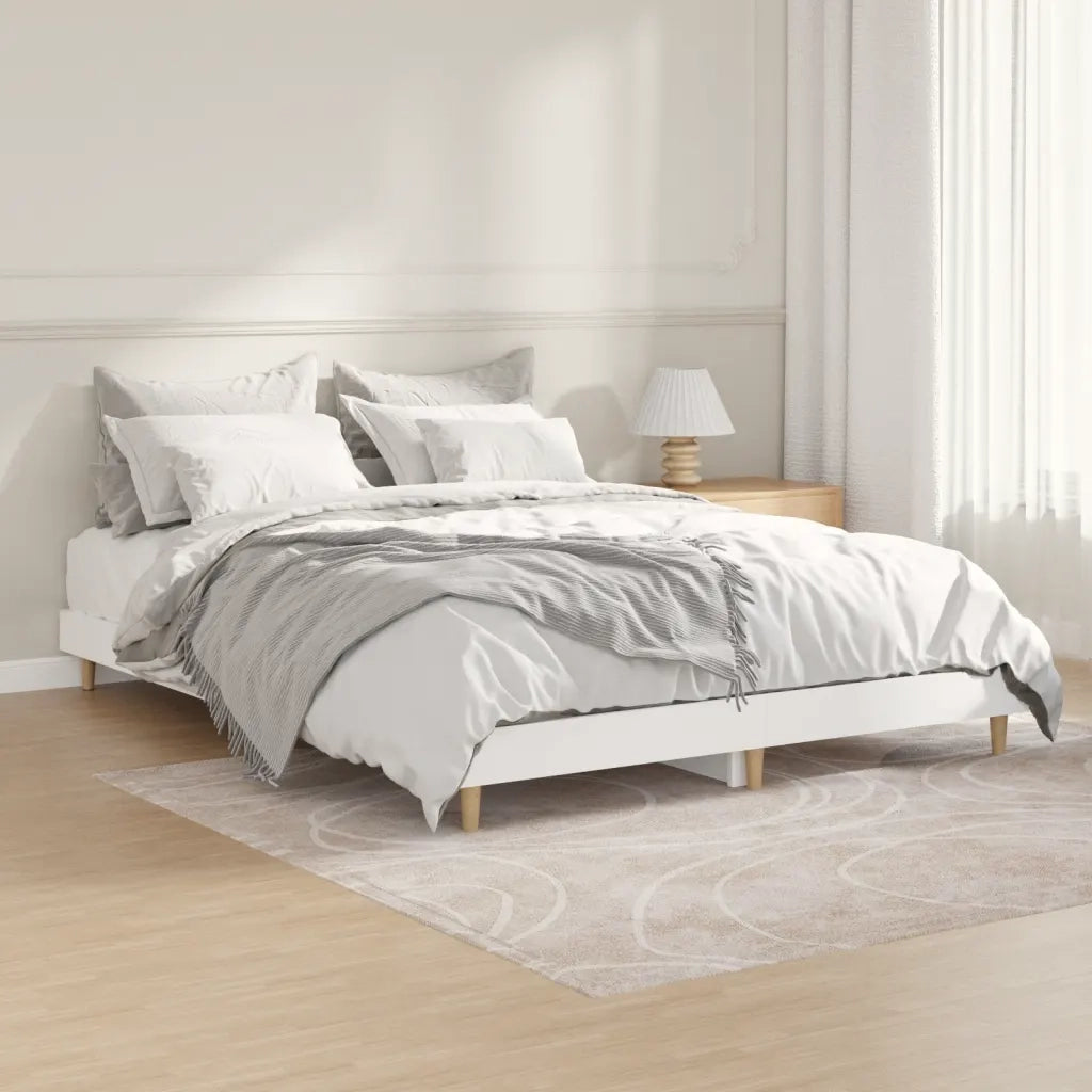 Giroletto Bianco 135x190 cm in Legno Multistrato 832077