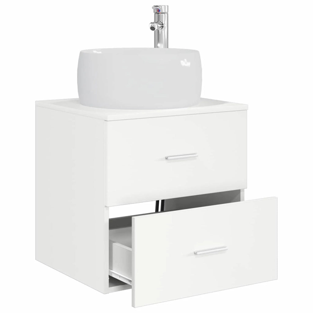 Mobile Lavabo da Parete Bianco 49,5 x 44,5 x 66 cm 890310
